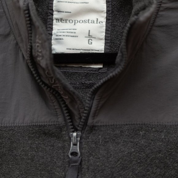 Aeropostale Gray Fleece Jacket - Picture 3 of 4